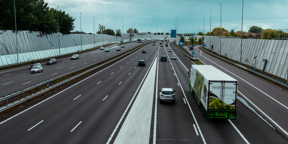 Ring A10 snelweg vrachtauto – Amsterdam