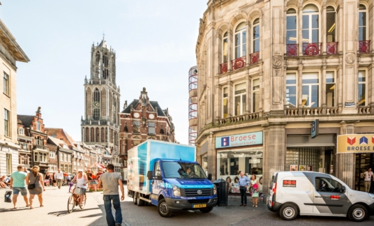 Centraal Boekhuis – CB – Utrecht – Dom – Stadsdistributie – Groen – Zero emissie – duurzaam