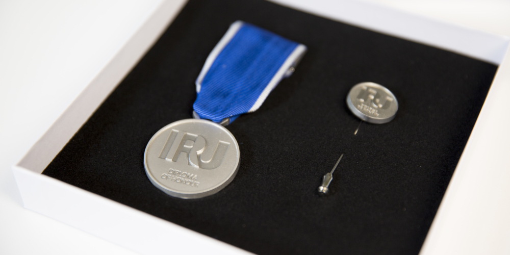 IRU diploma of honour 2021