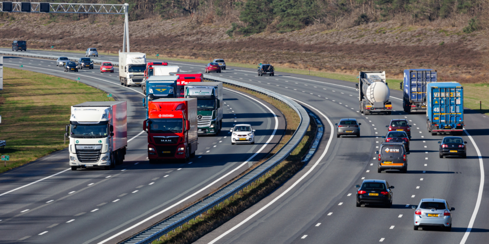 Vrachtwagen weg