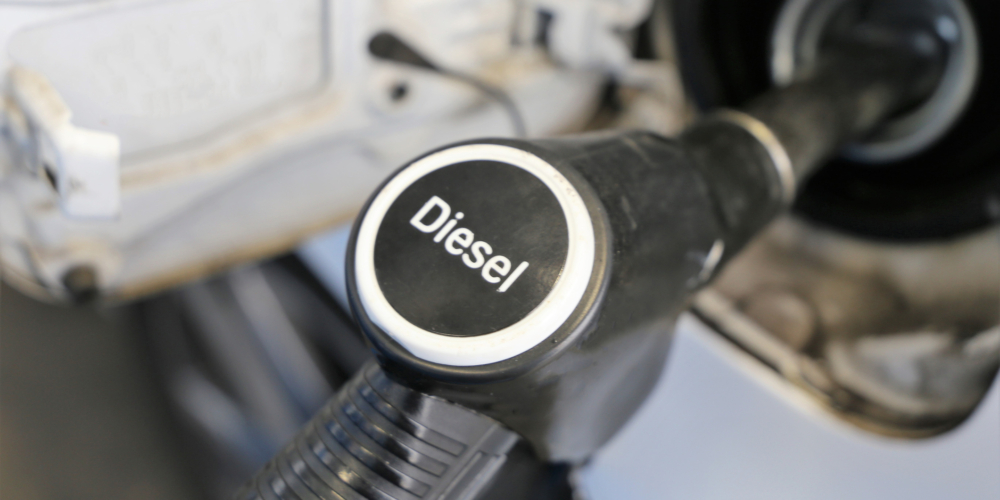 Refuel with diesel