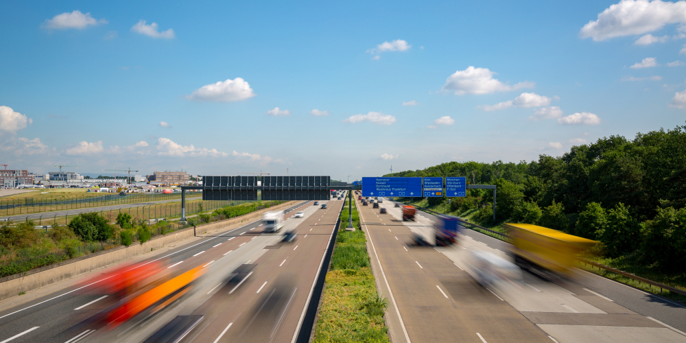 Snelweg Duitsland Frankfurt