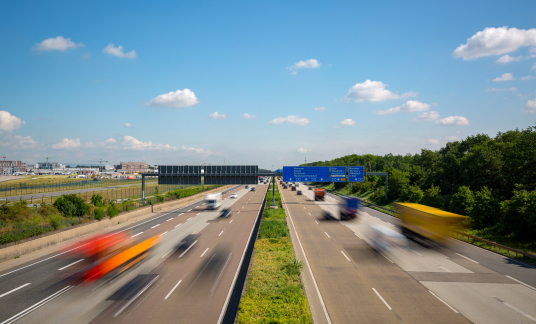 Snelweg Duitsland Frankfurt