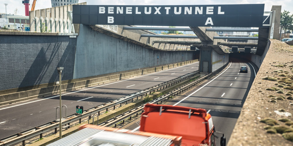 Beneluxtunnel in Rotterdam