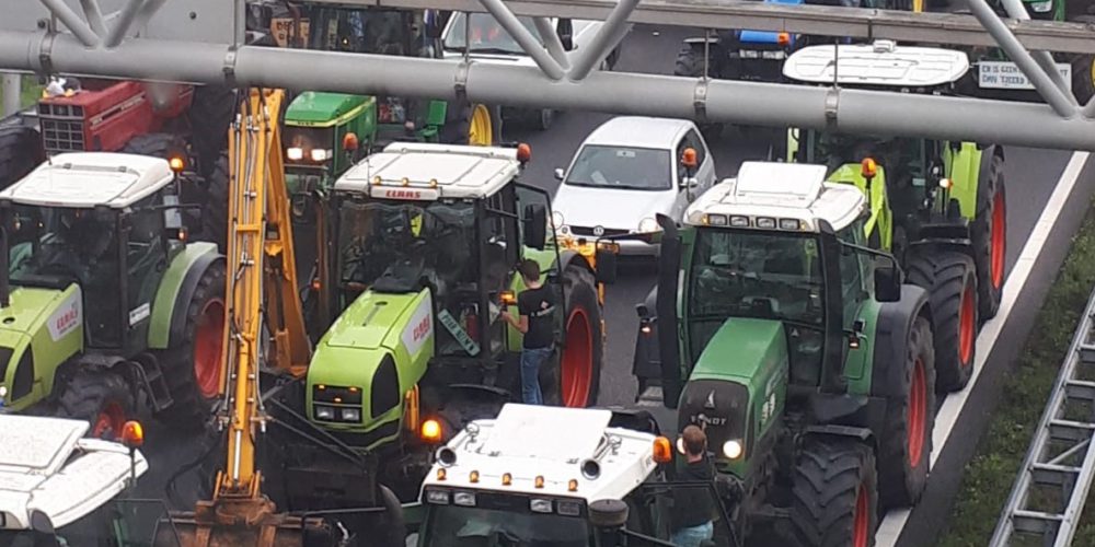 File bij Zoetermeer